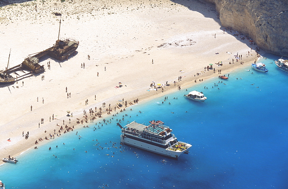 Shipwreck Cove, Zakinthos, Ionian Islands, Greek Islands, Greece, Europe