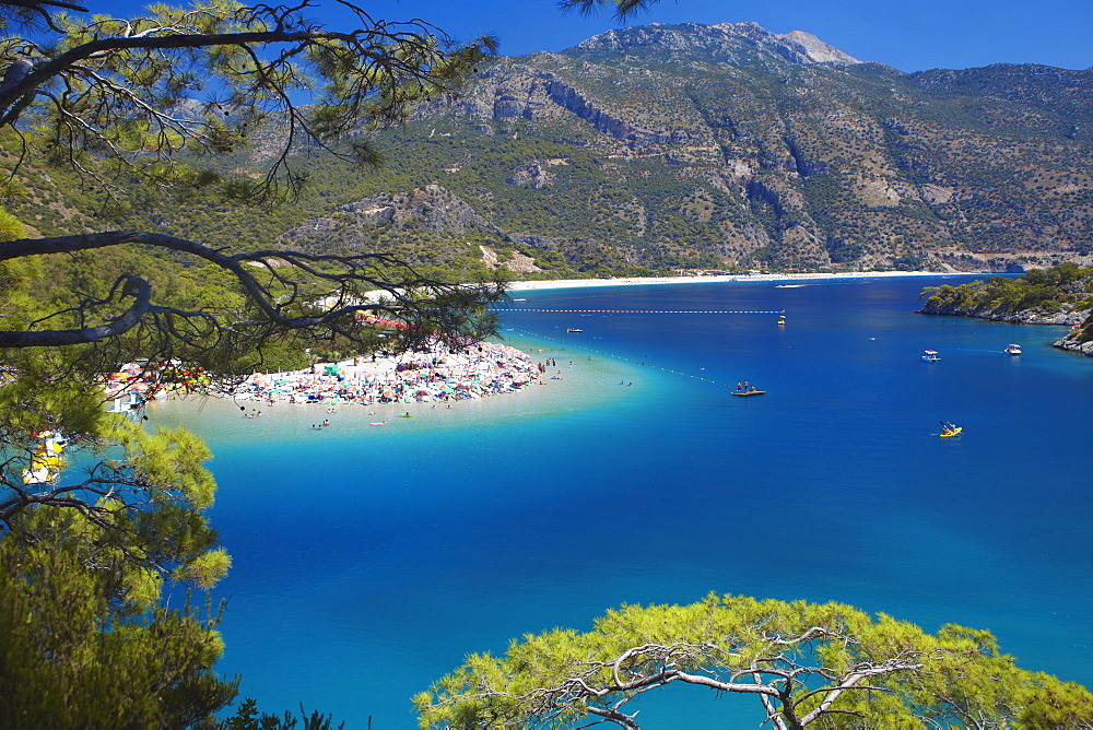 Oludeniz beach, Fethiye, Anatolia, Turkey, Asia Minor, Eurasia