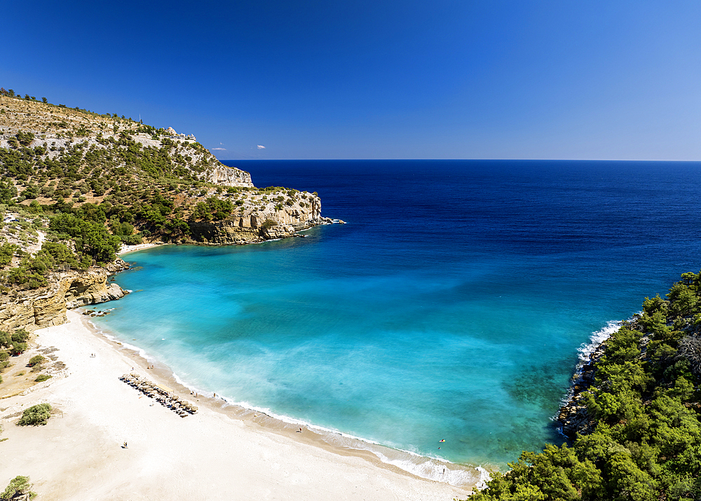 Beautiful landscape and beach, Thassos, Greek Islands, Greece, Europe