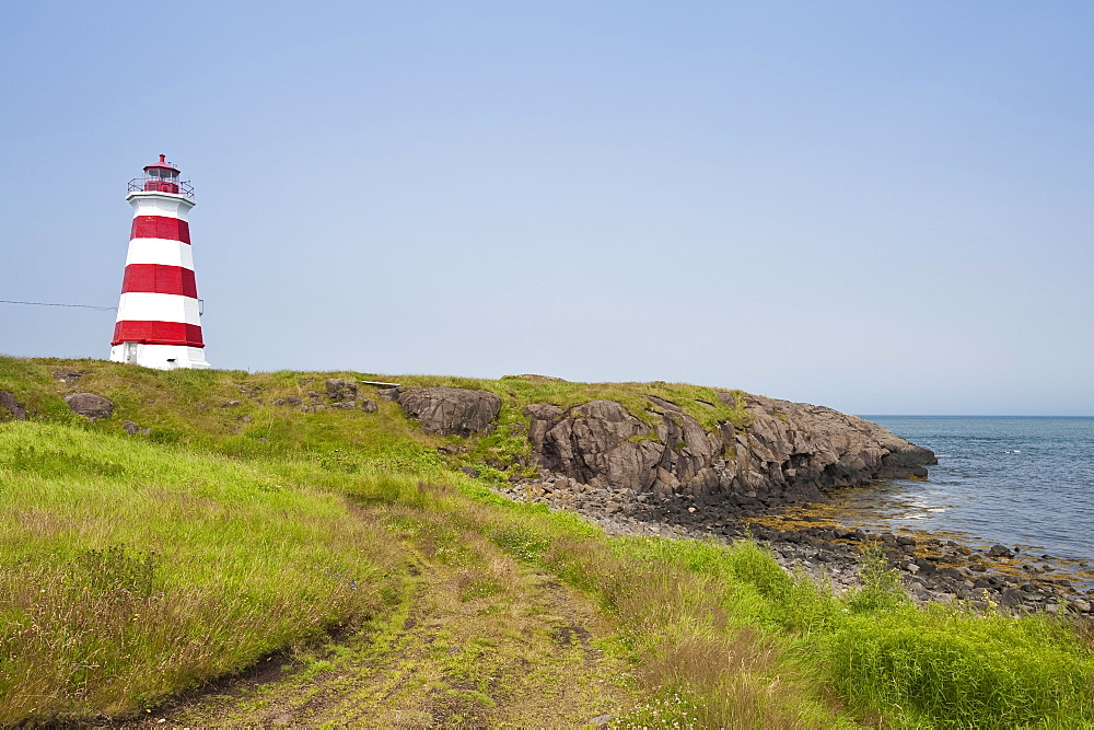 Brier Island Lighthouse, Nova Scotia, Canada, North America