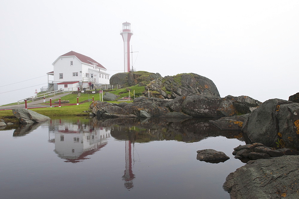 Cape Forchu Lighthouse, Yarmouth, Nova Scotia, Canada, North America