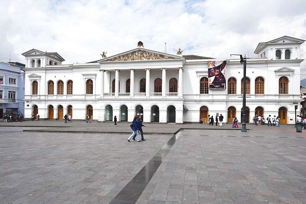 The Teatro Nacional Sucre, Historic Center, Quito, Ecuador, South America