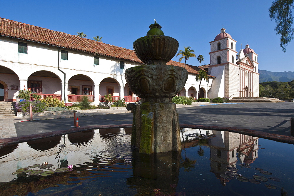 Santa Barbara Mission, Santa Barbara, California, United States of America, North America