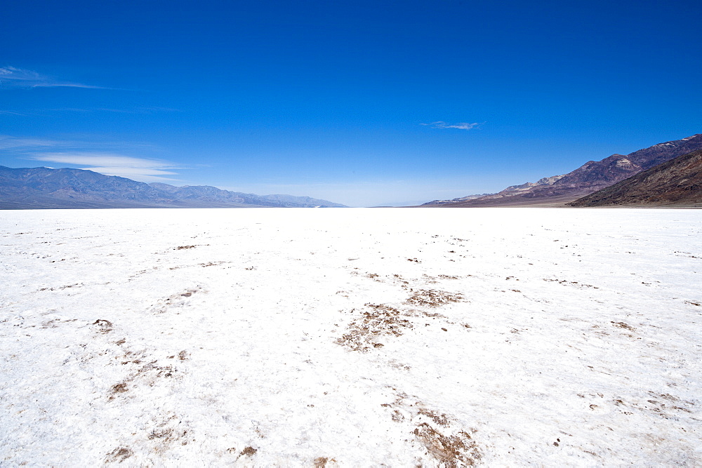 Salt flats near Badwater Basin, Death Valley National Park, California, United States of America, North America