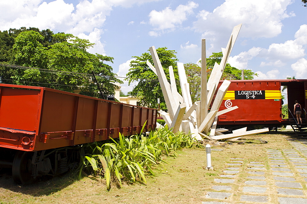 Monumento a la Toma del Tren Blindado (Armored Train Monument),  Santa Clara, Cuba, West Indies, Caribbean, Central America