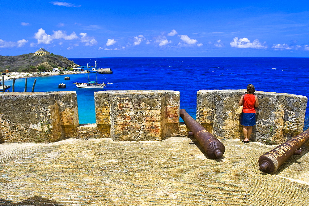 Fort Beekenburg, Caracas Bay, Curacao, Netherlands Antilles, West Indies, Caribbean, Central America