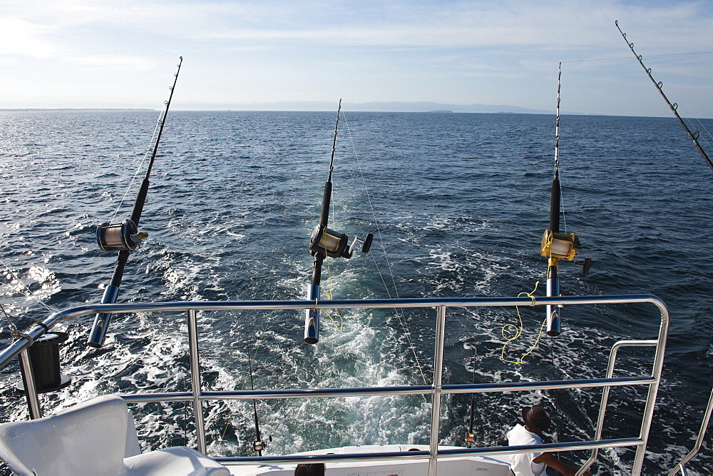 Deep-sea sports-fishing, Puerto Vallarta, Jalisco, Mexico, North America