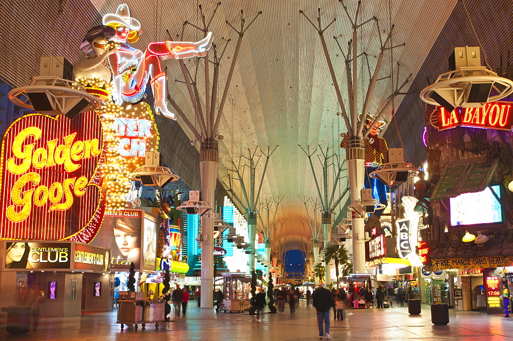 Fremont Street Experience, Las Vegas, Nevada, United States of America, North America