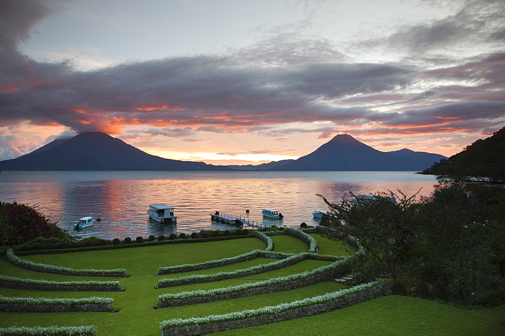 Toliman volcano, Lago de Atitlan, Guatemala, Central America