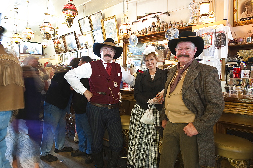 Bucket of Blood Saloon dating from 1876, Virginia City, Nevada, United States of America, North America