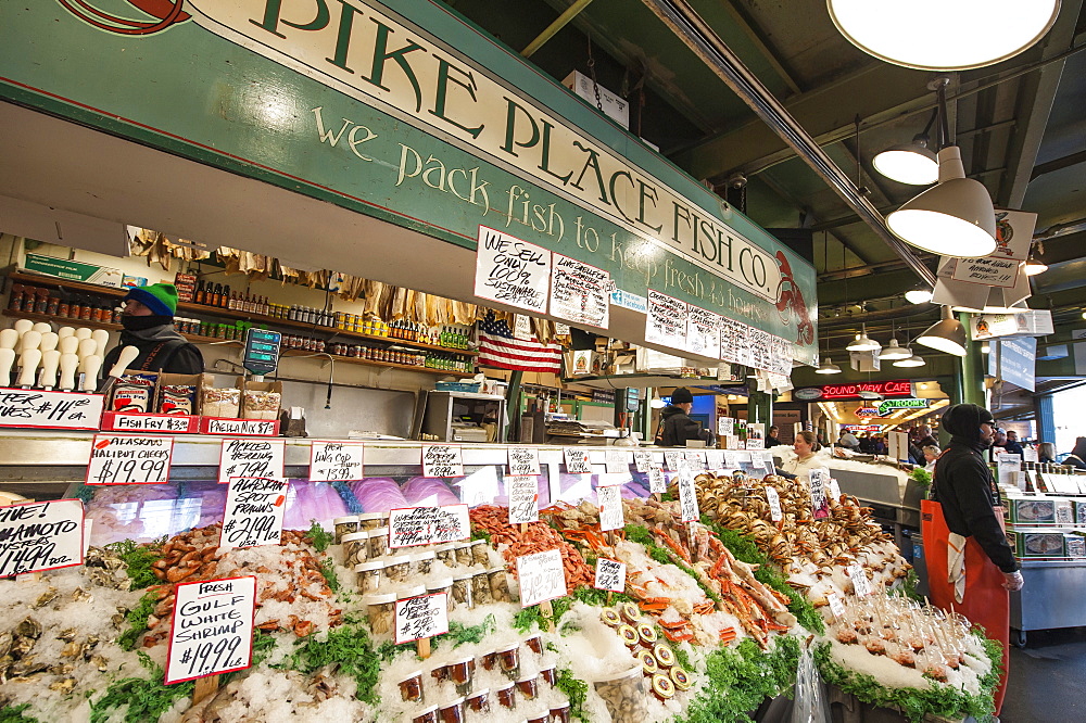 Pikes Place Market, Seattle, Washington State, United States of America, North America 