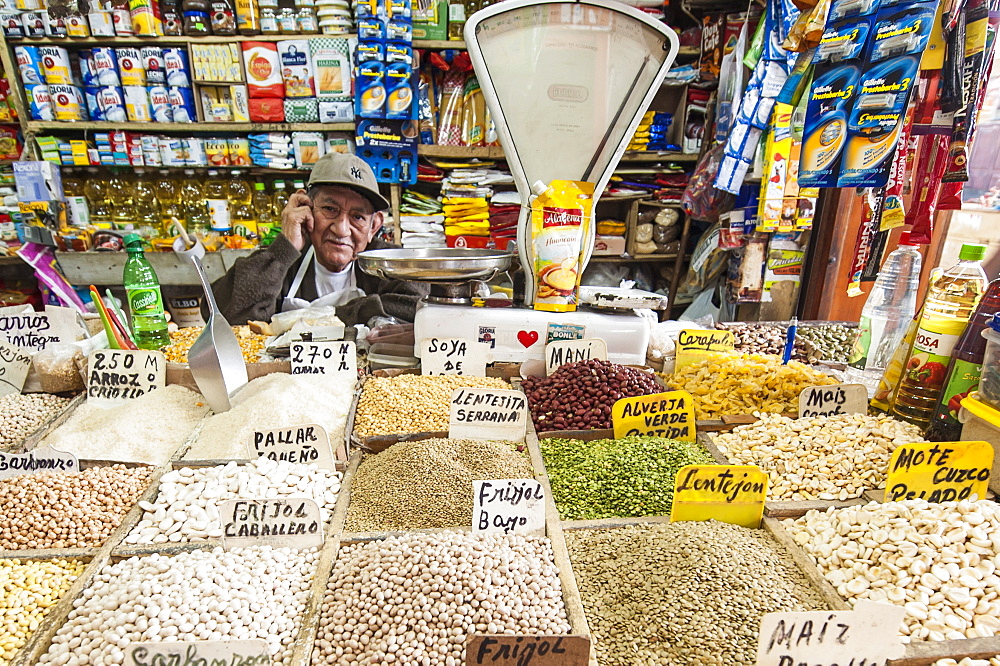 Central market in Chiclayo, Peru, South America