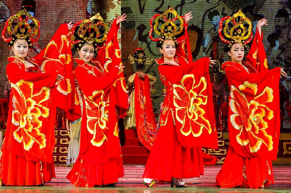 Tang Dynasty Stage Show, XIan, China, Asia