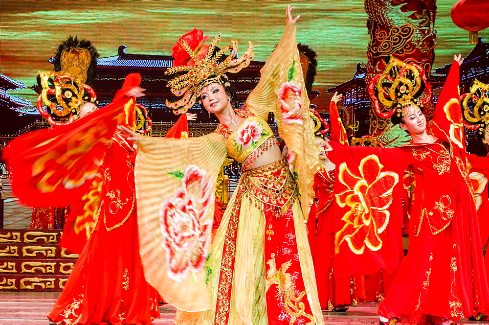 Tang Dynasty Stage Show, XIan, China, Asia