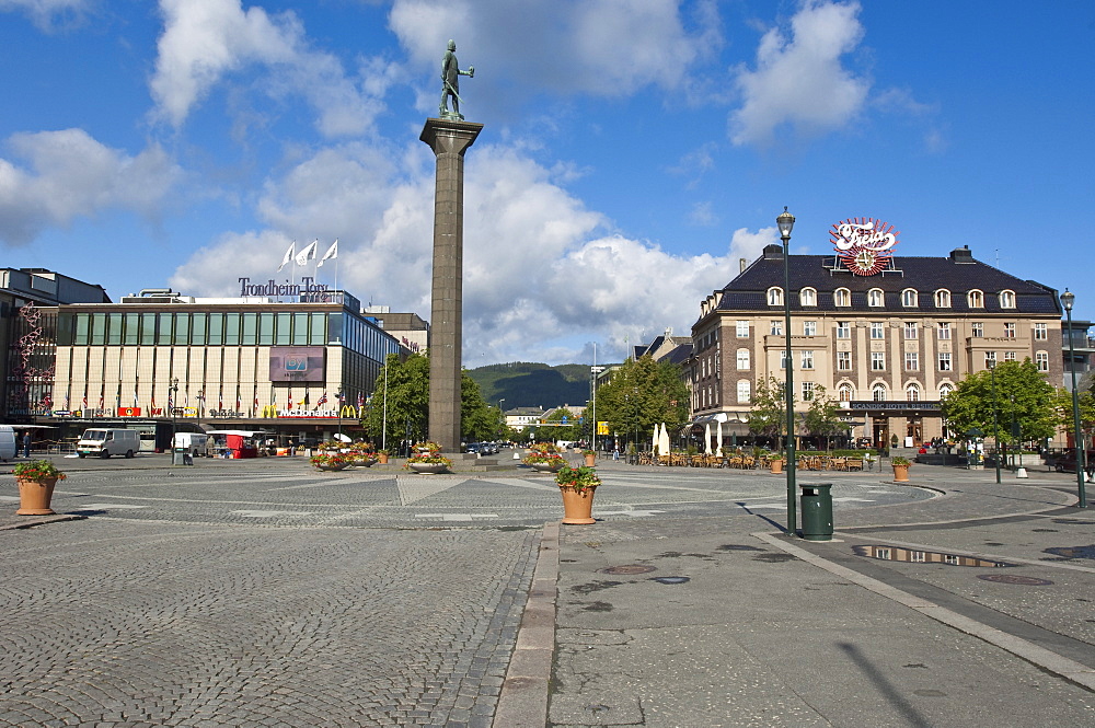 Market Square, Trondheim, Norway, Scandinavia, Europe