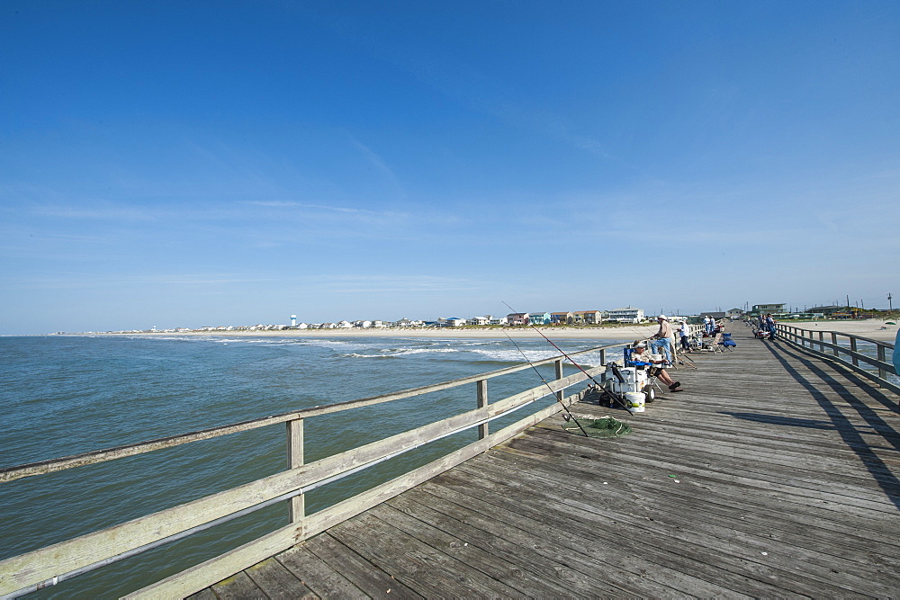 Oceanana Fishing Pier, Atlantic Beach, Outer Banks, North Carolina, United States of America, North America