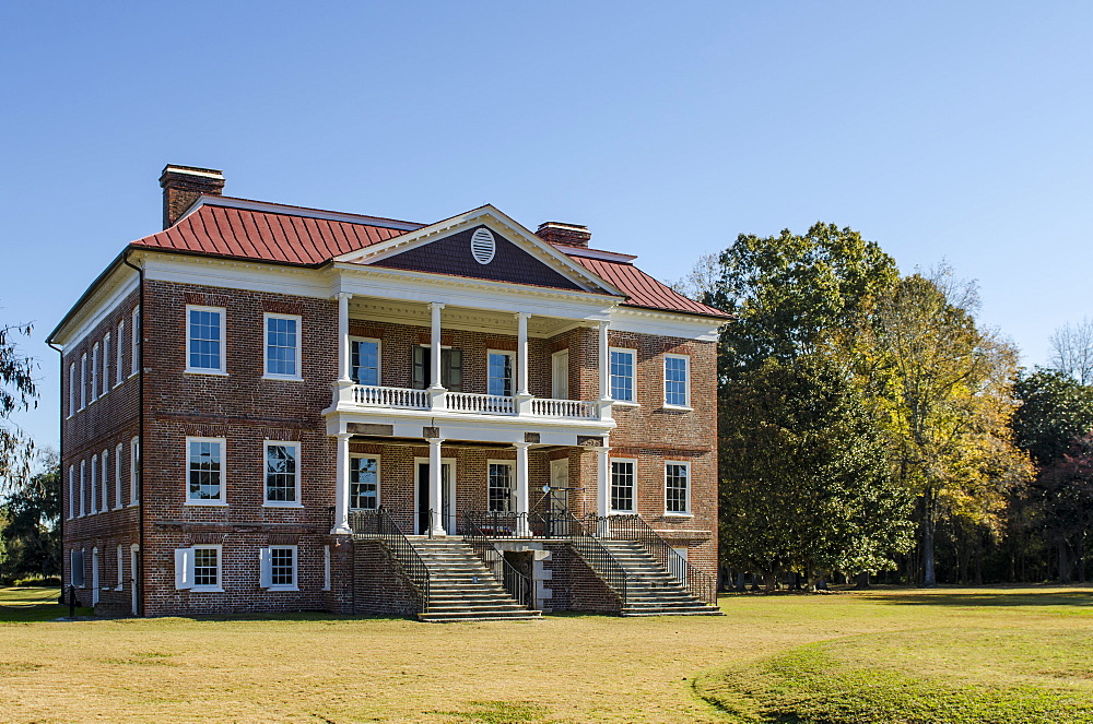 Drayton Hall Georgian plantation house, Charleston, South Carolina, United States of America, North America