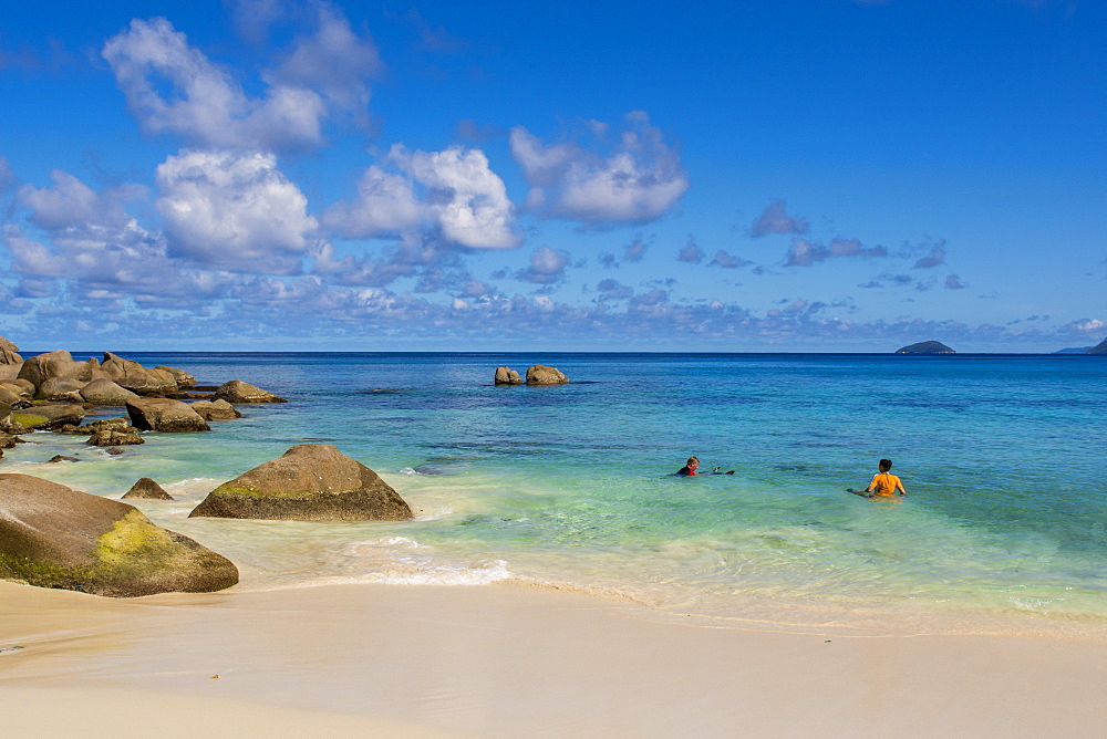 Anse Soleil beach, Mahe, Republic of Seychelles, Indian Ocean, Africa