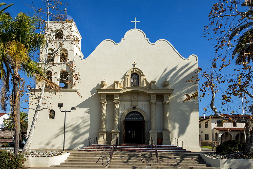 Catholic Church of the Immaculate Conception in Old Town, San Diego, California, United States of America, North America