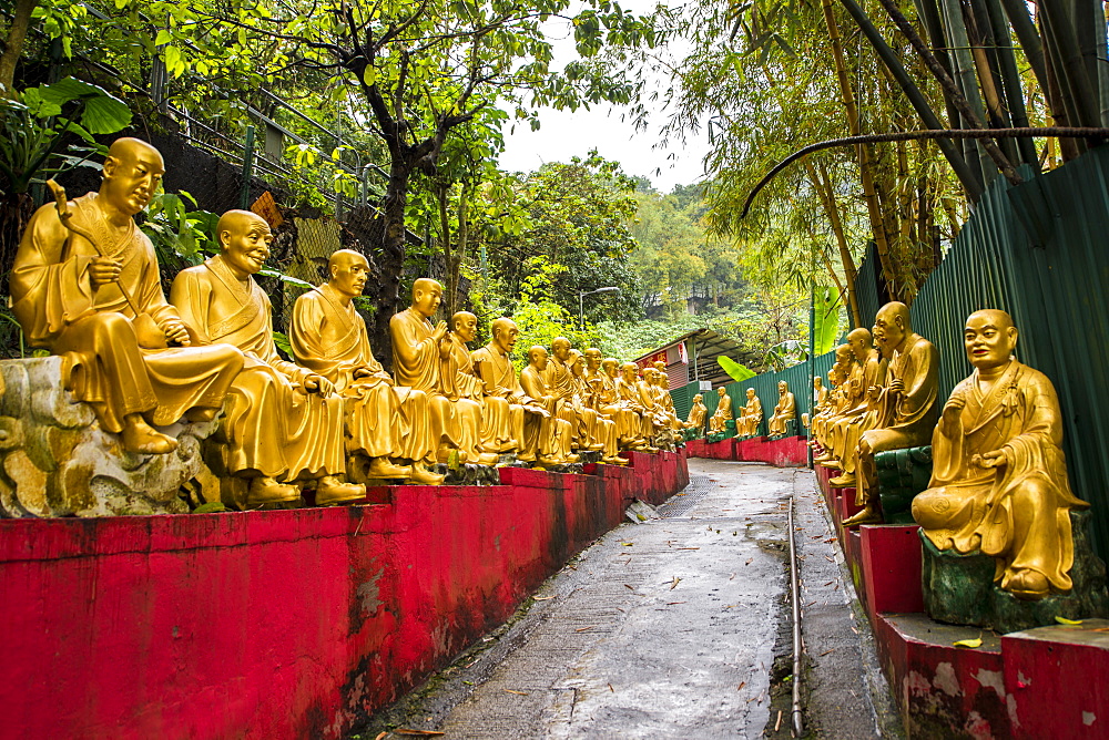 Ten Thousand Buddhas Monastery, Sha Tin, Hong Kong, China, Asia