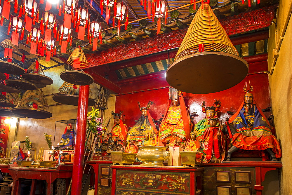 Man Mo Temple, Sheung Wan, Hong Kong Island, Hong Kong, China, Asia