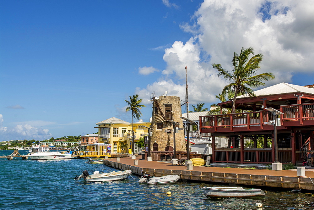 Christiansted harbour, St. Croix, US Virgin Islands, Caribbean