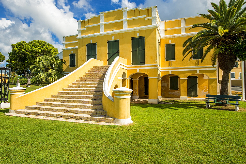 Old Danish Customs House, Christiansted National Historic Site, Christiansted, St. Croix, US Virgin Islands, Caribbean