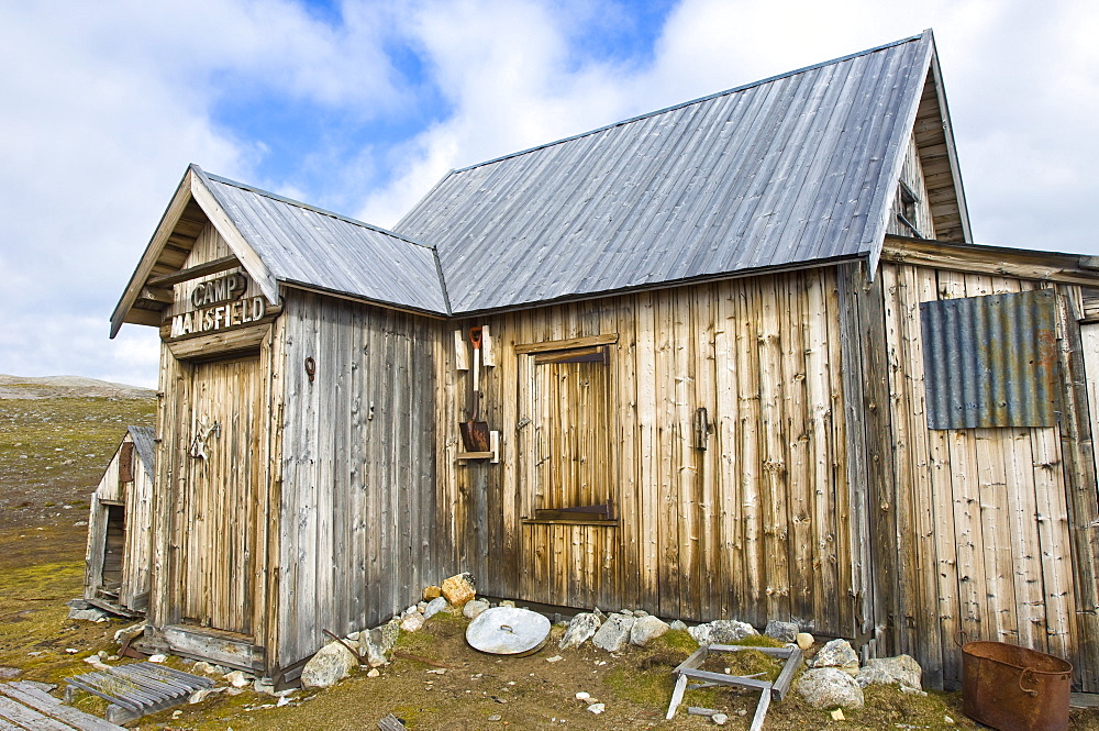 Blomstandhalvoya or Ny London historic site, Svalbard Archipelago, Norway, Arctic, Scandinavia, Europe