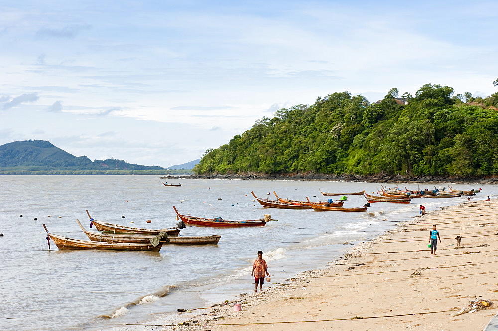 Fishing boats, Phuket, Thailand, Southeast Asia, Asia