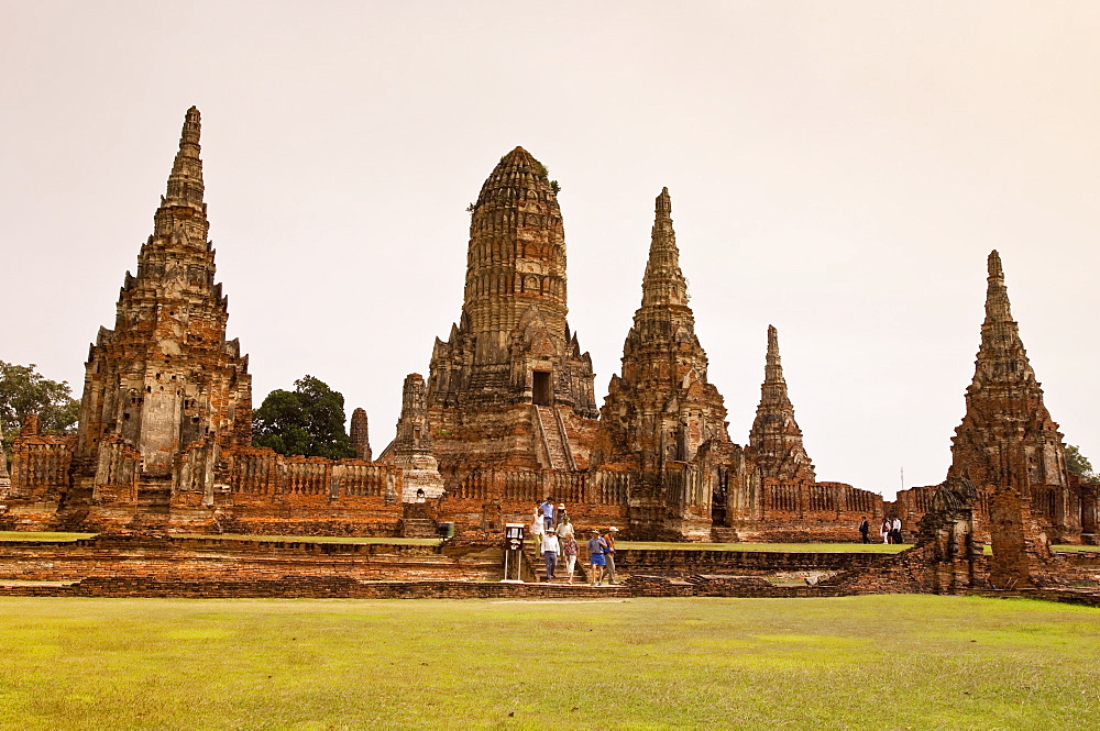 Wat Chai Wattanaram temple, Ayutthaya, UNESCO World Heritage Site, Thailand, Southeast Asia, Asia