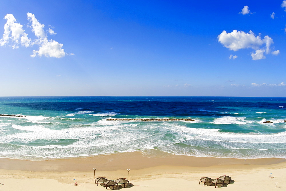 Tel Aviv beach, Israel, Middle East