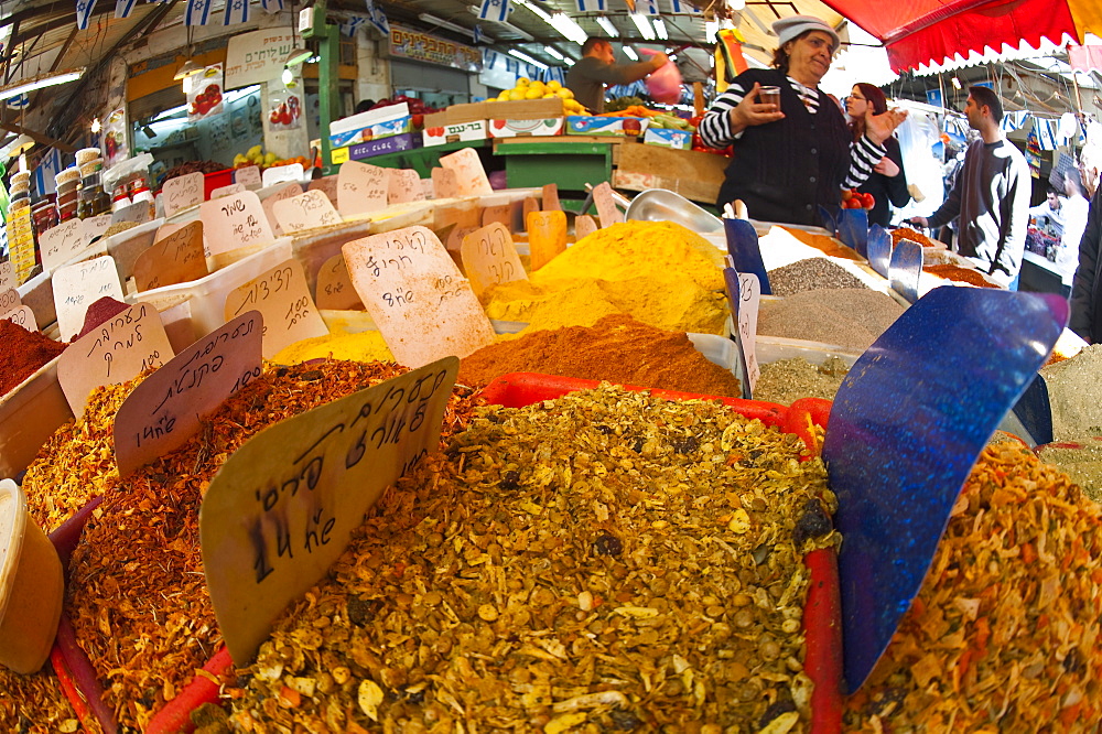 Carmel market, Tel Aviv, Israel, Middle East