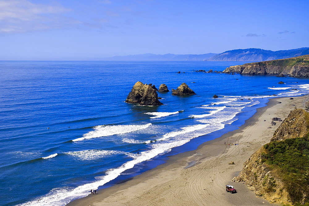 Coastline near Crescent City, northern California, United States of America, North America