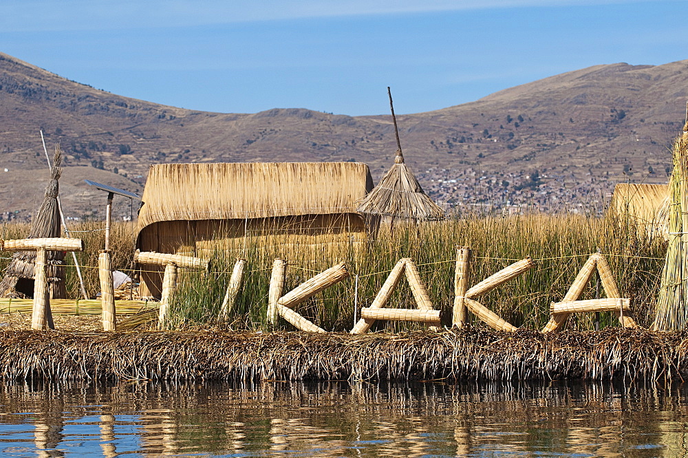 Uros Island, Lake Titicaca, Peru, South America