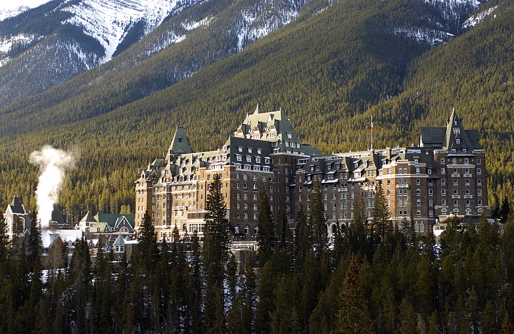 Fairmont Banff Springs Hotel, Banff, Alberta, Canada, North America