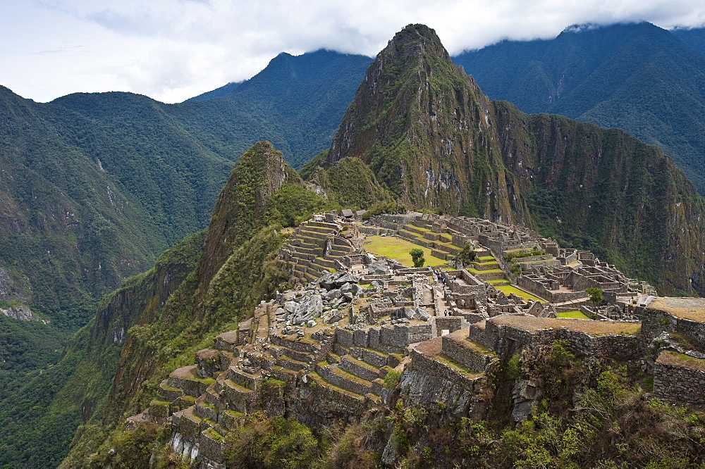 Inca ruins, Machu Picchu, UNESCO World Heritage Site, Peru, South America