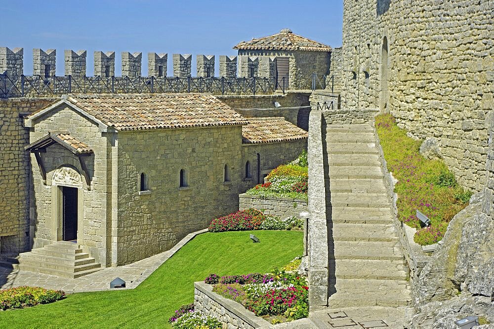 Republic of San Marino, San Marino City, La Rocca O Guaita or First Tower.