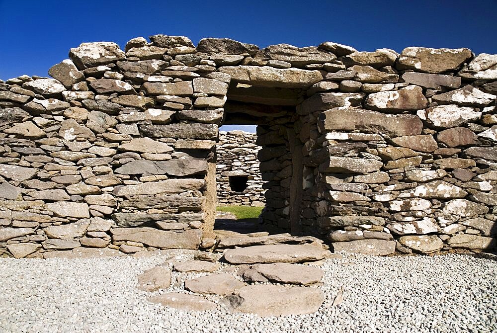 Ireland, County Kerry, Dunbeg, Peninsula Dunbeg Promontory Fort.