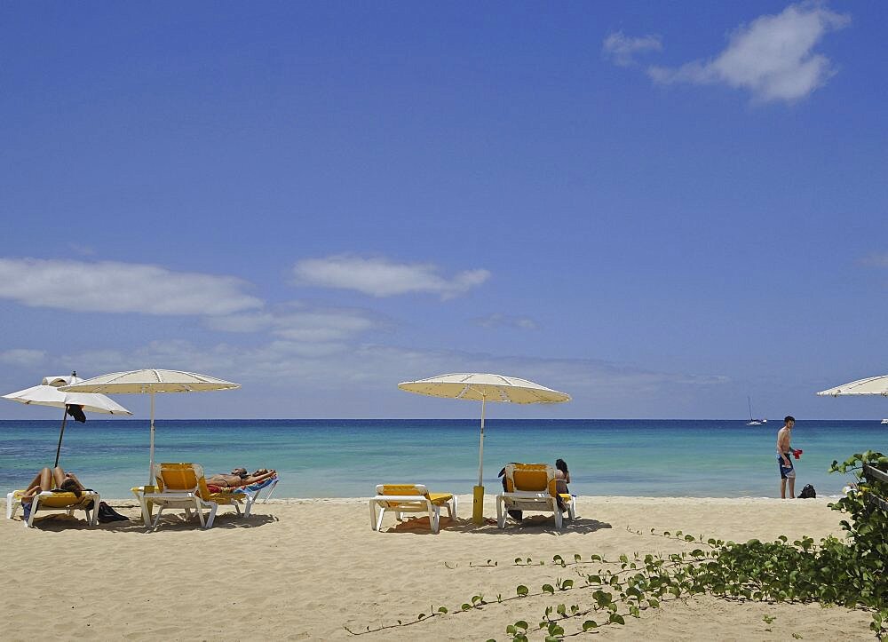 Cape Verde Islands, Sal Island, Santa Maria, Santa Maria Beach.