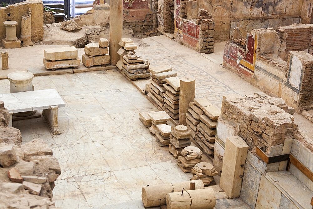 Turkey, Anatolia, Ephesus, One of the terrace houses.