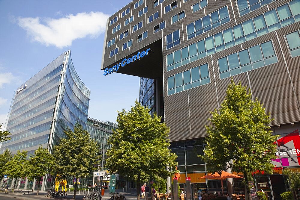 Germany, Berlin, Mitte, Potsdamer Platz, Exterior of the Sony Centre.