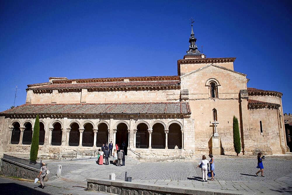 Spain, Castille-Leon, Segovia, Church of San Millan.