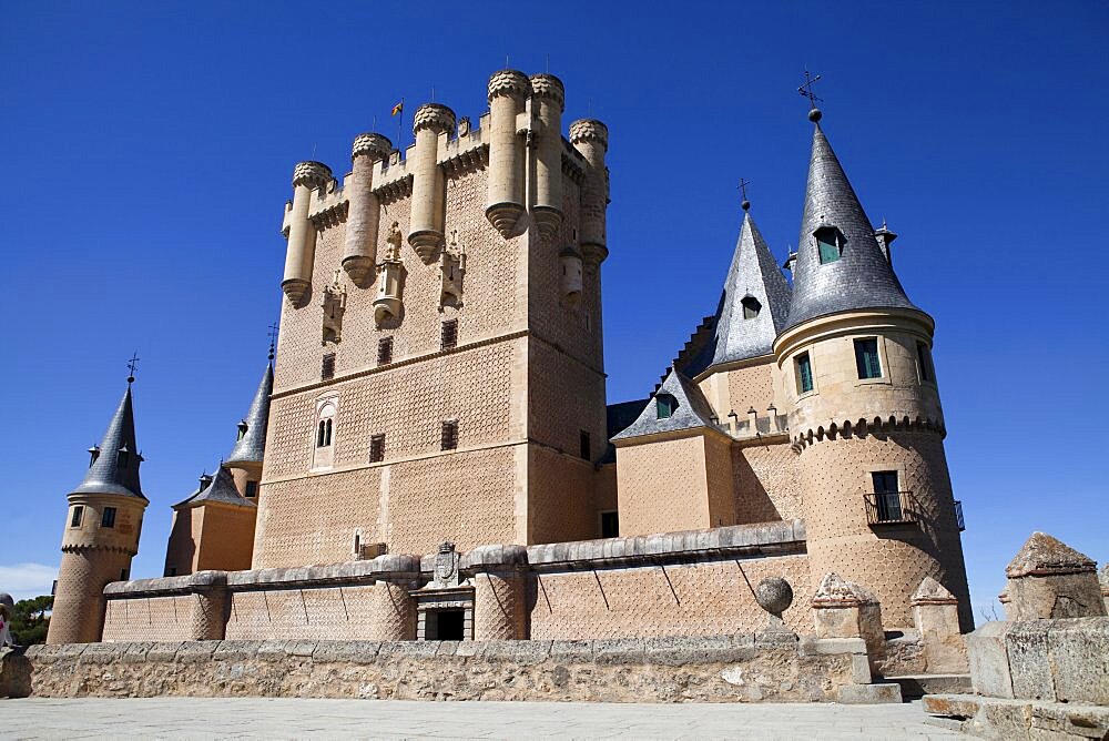 Spain, Castille-Leon, Segovia, The Alcazar.