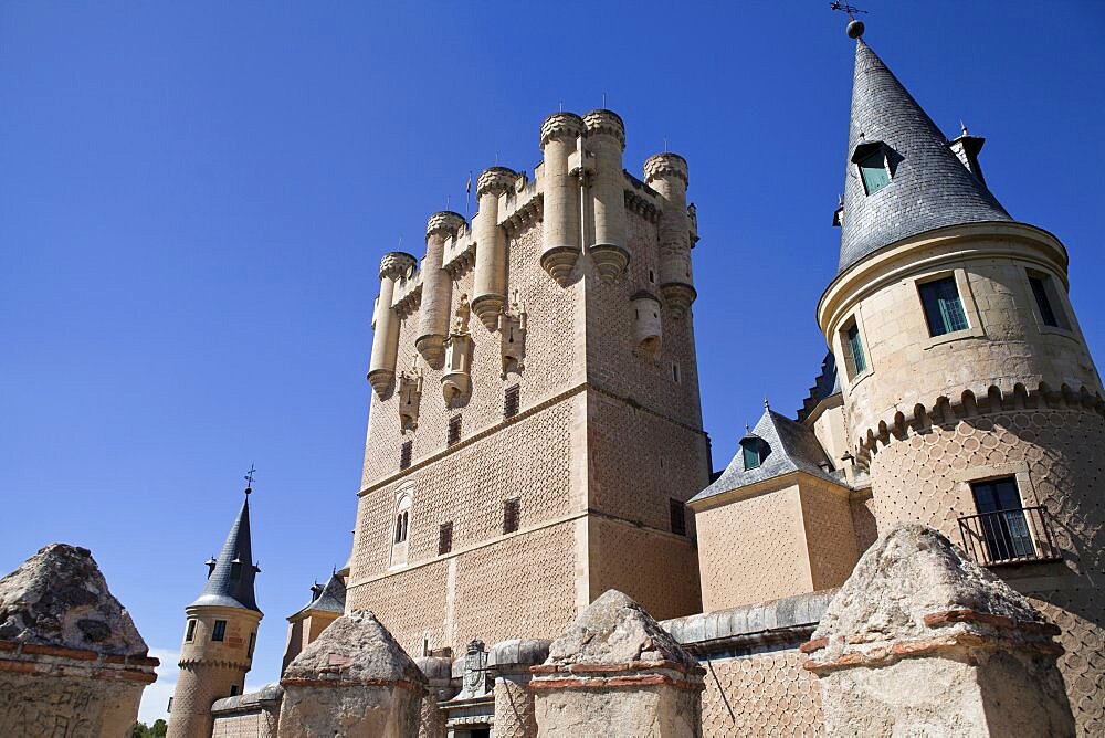 Spain, Castille-Leon, Segovia, The Alcazar.