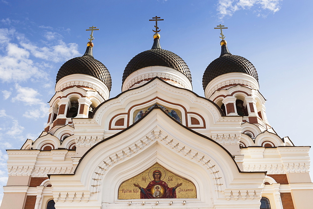 Estonia, Tallinn, Orthodox Cathedral of Alexander Nevsky, Toompea.