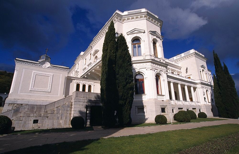 Livadia Palace, Exterior view from the grounds, Yalta, Ukraine