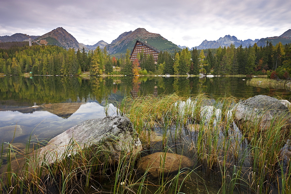 Strbske Pleso Lake in the Tatra Mountains, Slovakia, Europe