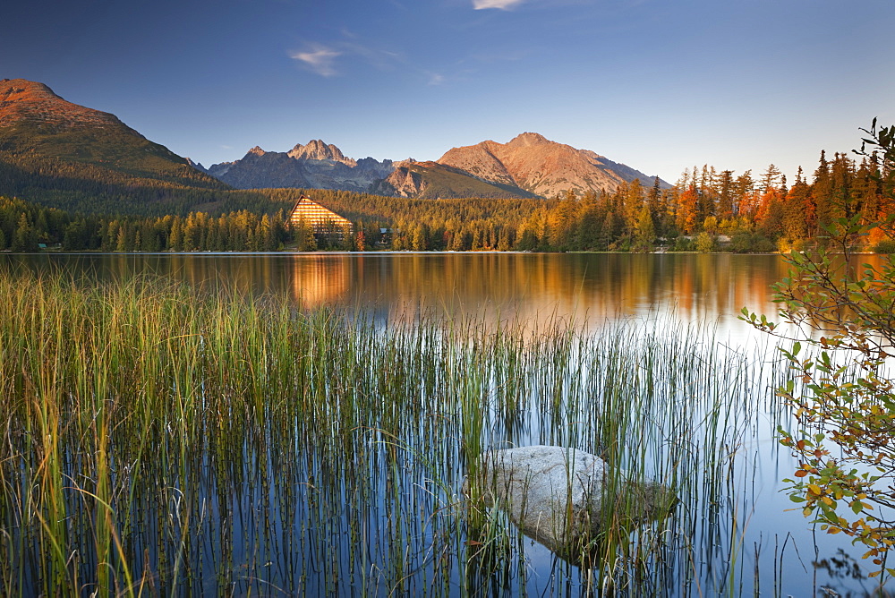 Strbske Pleso Lake in the Tatra Mountains, Slovakia, Europe