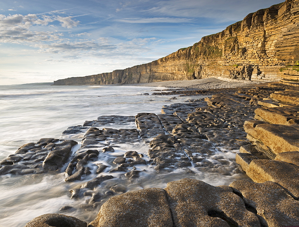 Nash Point on the Glamorgan Heritage Coast, South Wales, Wales, United Kingdom, Europe