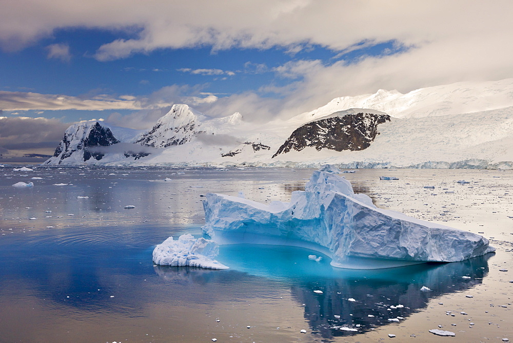 Gorgeous iceberg in the Gerlache Strait, Antarctica, Polar Regions